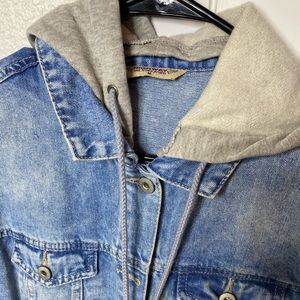 Denim Jacket with hoodie